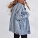 K Women's New Oversized Denim Jacket With Holes To Make Old Denim Jacket Jacket Jacket_mkmklike.com