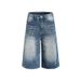 Trendy American Brand Slimming Wide Leg Pants Washed Heavily Beaded Niche Design Straight Leg Jeans for Men And Women_mkmklike.com