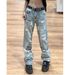 Harajuku Trendy Temperament Versatile Super Hot Ripped Jeans Men's Summer Narrow Version Straight Tube New Style No_mkmklike.com