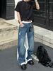 Men's Straight Fit Jeans – Classic Washed Cotton Denim For Casual Wear (S-XXXL) | Summer-Ready Breathable Fabric_mkmklike.com