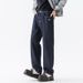 Jeans Men's Loose Straight Tube Thickened Drape Lyocell Does Not Fade Harlan Mid-waist Large Size Youth Trendy Brand Plus Knowledge Clothes Ornament_mkmklike.com
