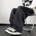 Men's Jeans Autumn Winter Trendy Brand Wide Leg Casual Harajuku Style Loose Fit Youth Versatile Long Pants_mkmklike.com