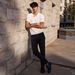 Men's Slim Straight Leg Denim Trousers For Summer Fashionable Style Jeans For Men_mkmklike.com