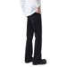 High Street Stretch Flare Jeans – Slim Fit Bootcut Denim Pants With Vintage Wash (Black)_mkmklike.com