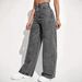 Women's Straight Washed Jeans Loose Casual Fashion Retro Trousers Versatile Denim Pants_mkmklike.com