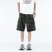Urban Camo Cargo Shorts – Military-Inspired Washed Denim With Multi-Pocket Design (Tactical Aesthetic, Light Stretch, Summer Essential)_mkmklike.com