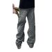 Men's Clothing Men's Straight Leg Blue Jacquard All Over Print Jeans Trendy Summer Design Niche Style High Street Vibe Pants_mkmklike.com