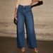 High Waist Straight Leg Jeans For Women - Classic Stretch Denim Pants (Light Blue/Dark Blue/Black) | Office & Casual Versatility_mkmklike.com