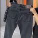 Men's Clothing Spring And Summer Loose Trendy Handsome Gray Slim Thin Casual Skinny Trousers_mkmklike.com