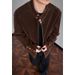 "Modern Era" Retro Maillard Autumn Cleanfit Short Suede Leather Harrington Flight Jacket_mkmklike.com