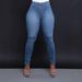 Women's Clothing High Elastic Slim Jeans All Match Skinny Pants_mkmklike.com