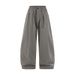 Men's Linen Wide-Leg Trousers – Relaxed Fit, 100% Cotton, Breathable & Casual (Khaki/Black/Gray, S-XL)_mkmklike.com