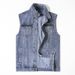 Men's Clothing Denim Shirt Trendy Vest_mkmklike.com