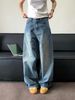 Cleanfit Vintage Washed Jeans – Oversized Straight-Leg Denim Pants For Men (S-XXXL, Classic Blue & Dark Wash)_mkmklike.com