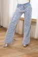 Women's High-Waisted Straight Leg Jeans With Rhinestone & Sequins - Trendy Fish Scale Design For Street Fashion_mkmklike.com