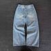 High-Waisted Straight Leg Jeans Men's Washed Retro American Style Trendy Autumn Arrival 2025_mkmklike.com