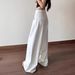 White Jeans Women's Straight Small Casual Wide Leg Pants Low Waist Loose And Skinny Denim Wide Leg Pants Women's_mkmklike.com