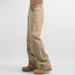 Men's Retro Khaki Casual Workwear Washed Jeans Loose Straight Leg Mid Waist Long Cotton Pants Carhartt Style_mkmklike.com