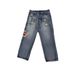 Men's Relaxed Fit Stretch Denim Jeans – Comfortable Straight Leg, Distressed Wash (XL-3XL, Casual & Streetwear Style, Soft Cotton Blend)_mkmklike.com