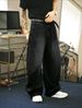 "Men's Vintage Flared Jeans – Retro 70s Wide-Leg Denim Pants With High Waist & Distressed Wash, Streetwear Staple For Casual & Night Out"_mkmklike.com