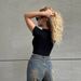 Women's Clothing Vintage Washed Distressed High-Waisted Wide-Leg Jeans For Women - Retro Loose Fit Long Denim Pants With Frayed Details_mkmklike.com