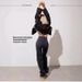 Women's Clothing Women's High Waist Wide Leg Jeans - Soft Stretch Denim Pants With Comfortable Fit For Casual & Office Wear (Gray)_mkmklike.com