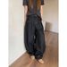 ICC 3D Deconstructed Banana Pants With Stylish Pockets, Loose-Fit Women's Jeans, Model 600338B_mkmklike.com
