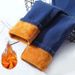 ELLE Fleece-Lined Thickened Jeans 2025 New Women's High-Waisted Autumn Winter Skinny Elastic Slim Fit Pants_mkmklike.com