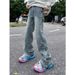 Nordmann European And American Vibe Split Button Small Niche Jeans For Men Ins Trendy Brand Couple Loose Slimming Straight Street_mkmklike.com
