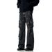 Men's Clothing Heavyweight Multi Pocket Tie Dye Design Jeans Spring And Autumn Men And Women Straight Pants_mkmklike.com