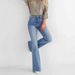 Women's Clothing High Waist Stretch Flared Jeans For Women - Slim Fit Comfort Denim Pants With Elastic Waistband_mkmklike.com