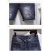 Men's Clothing Men's Summer Denim Shorts Style Trendy Slim Fit Skinny Ripped Washed Five Point Pants For Formal & Casual_mkmklike.com