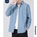 Northfold LKTM Clothing # Men's Denim Autumn Winter New Long Sleeve Loose Japanese Retro Workwear Casual Shirt Jacket_mkmklike.com