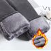 New Style Fleece-lined Thicked Wom's Jeans, Warm Cotton Elastic Slim-fit Pants, High-waisted Trdy Trousers For_mkmklike.com