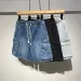 2025 Men's Denim Shorts, Spring, Summer, Slim Plus Size, Wide Leg, Five-piece Pants, Trendy Brand, American Style, Vintage_mkmklike.com
