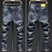 Men's Clothing Style Slim Elastic Trendy Skinny Pants With Holes And Patches Personality Trendy Brand Boys Long Pants_mkmklike.com