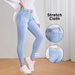 Women's Stretch Slim Fit Denim Skinny Jeans Fashionable Unique First Hand Source Clothing_mkmklike.com
