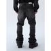 FARcleanfit 2026 Self Distressed Slim Fit Jeans Hand Whiskered Splatter Paint mid Waist Slightly Flared Long Straight Pants_mkmklike.com