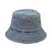 Hot Sale Fashion Washed Denim Solid Vintag Bucket Hats Lady Male Spring Summer Autumn Panama Fisherman Cap Hat For Women Men_mkmklike.com