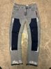Men's Clothing European And American Men's Y2K Patchwork Painted Straight Leg Jeans_mkmklike.com