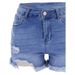New Ripped High-waisted European And American Women's Denim Shorts On The WISH Cross-border E-commerce Platform,_mkmklike.com