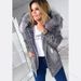 Plus Size Denim Jacket With Faux Fur Hood – Oversized Streetwear Coat For Women, S-5XL (Black/Grey/Blue/Light Blue)_mkmklike.com
