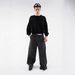 Retro Men's Mid Waist Wide Leg Jeans Unique Zipper Street Style Clothing_mkmklike.com