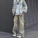 Tooling Jeans Men's Spring And Autumn Cleanfit American High Street Niche Design Trendy Brand Loose Straight Pants_mkmklike.com