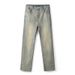 Large Size Men's Spring New Washed Retro Straight Jeans Men's Plus Fat Plus Size Loose Denim Trousers Men_mkmklike.com