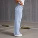 Light Blue Washed Wide Leg Jeans Loose Fit Solid Color Trousers for Women European And American Style 2026 New_mkmklike.com