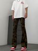American Retro Jeans High Street Logging Camouflage Overalls Men's Tall Micro-pull Pants_mkmklike.com