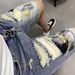 Men's Japanese Washed Denim Shorts – Distressed & Button-Detailed Casual Streetwear (28-36 Waist) – Loose Straight Cut For Summer_mkmklike.com