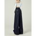 Retro Wide Leg Jeans For Women High Waist Loose Fit Pear Shape Denim Blue Autumn Winter American Style Trousers_mkmklike.com