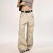 Men's High Street Distressed Jeans – Relaxed Straight Leg Cargo Pants With Vintage Wash (S-XXXL)_mkmklike.com